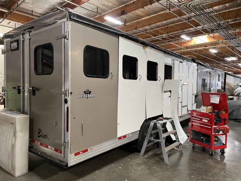 Horse Trailer Dent Repair